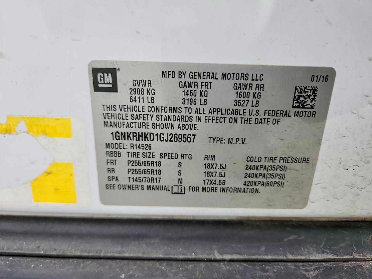 2016 Chevrolet Traverse Lt - zdjęcie 13