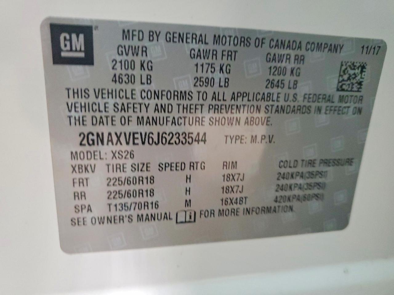 2018 Chevrolet Equinox Premier - zdjęcie 12