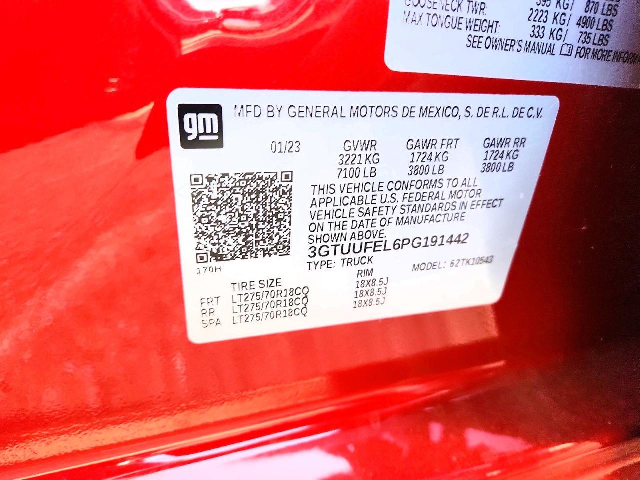 2023 GMC Sierra K1500 At4X - zdjęcie 12