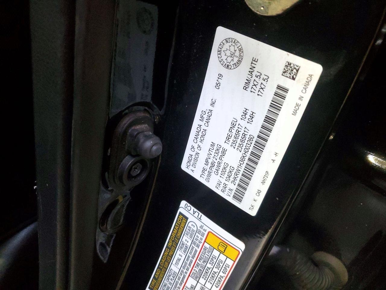 2019 Honda Cr-V Lx - zdjęcie 13