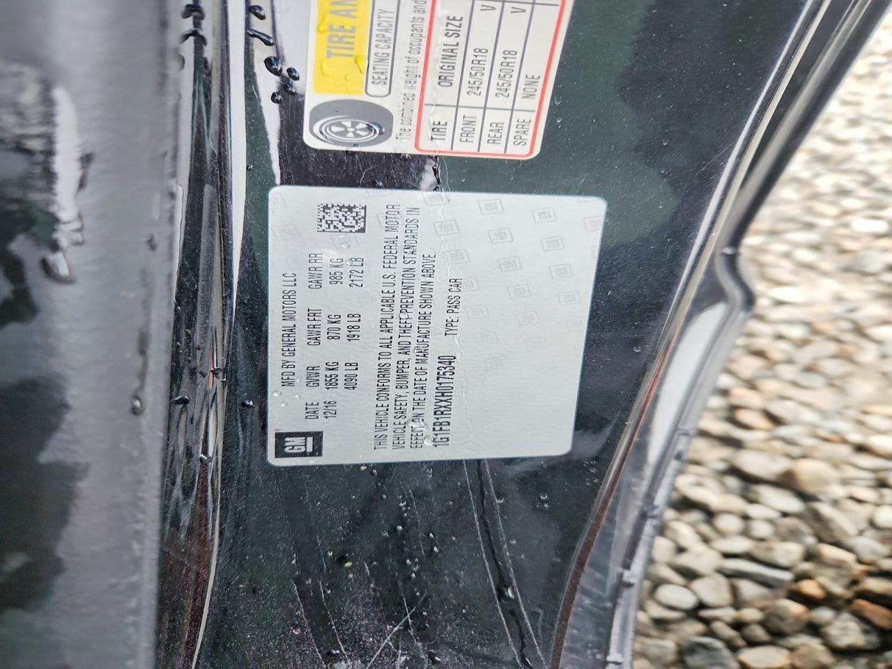 2017 Chevrolet Camaro Lt - zdjęcie 12