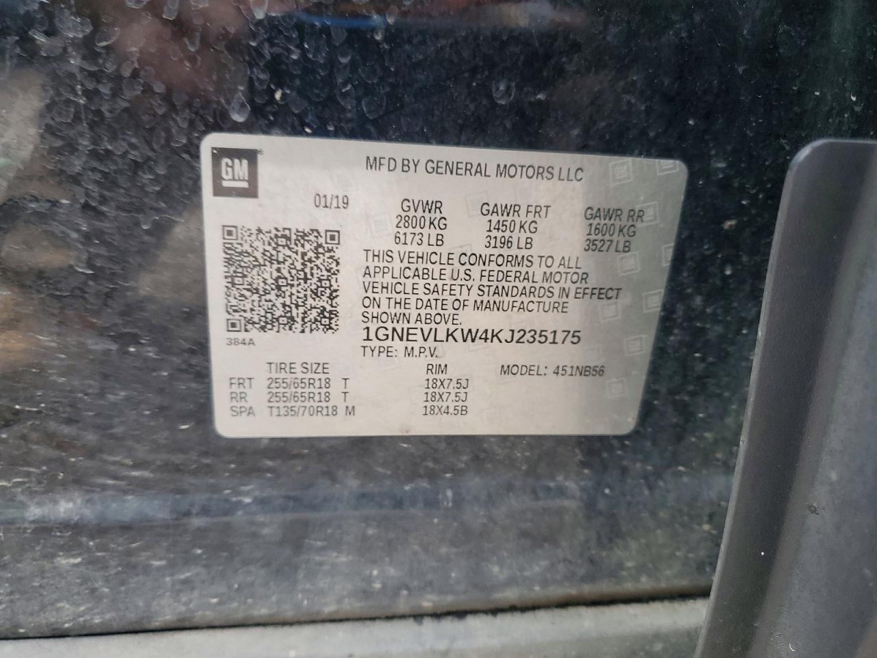 2019 Chevrolet Traverse Ls - zdjęcie 13