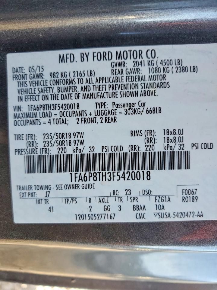 2015 Ford Mustang - zdjęcie 12