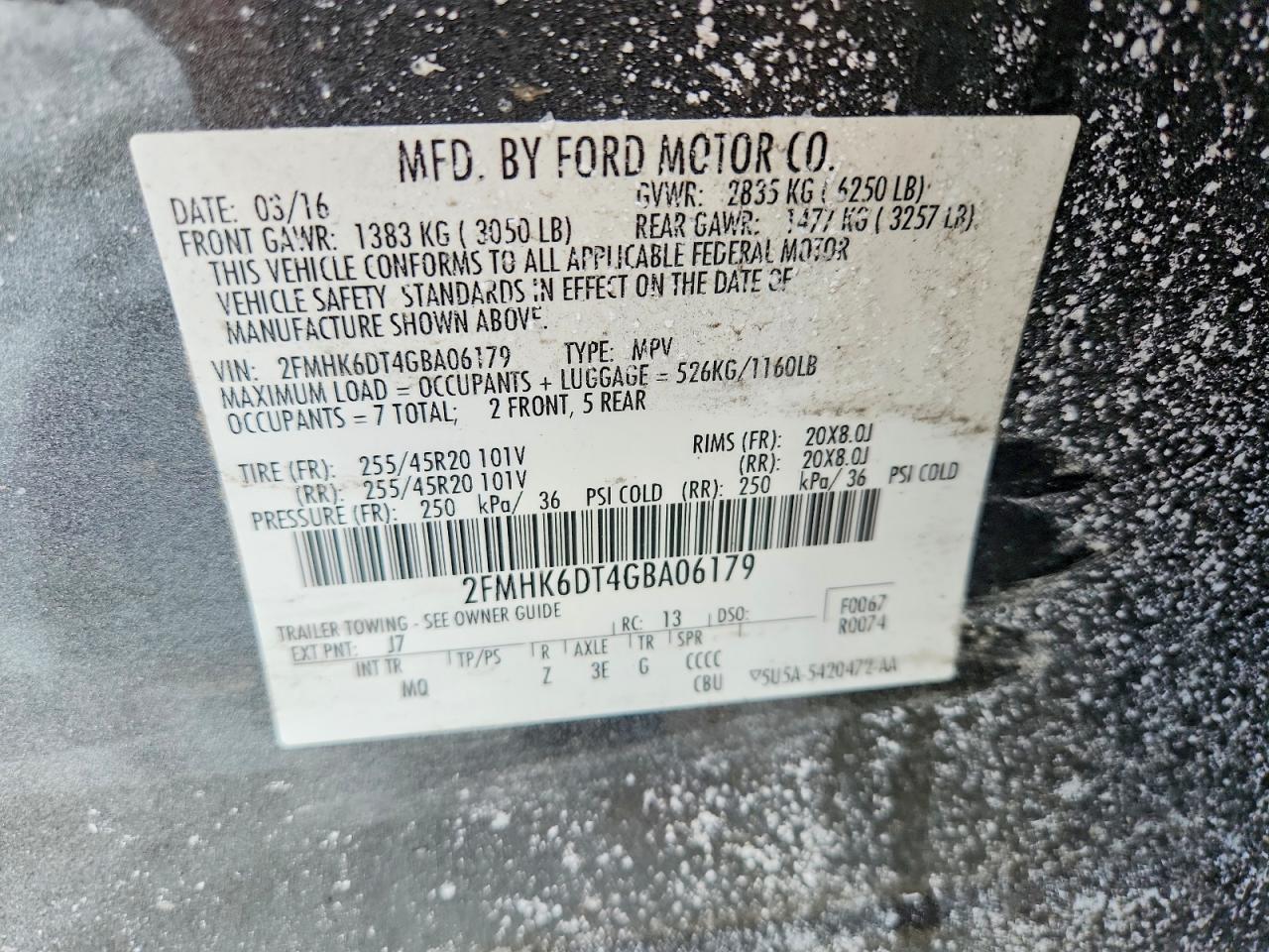2016 Ford Flex Limited - zdjęcie 14