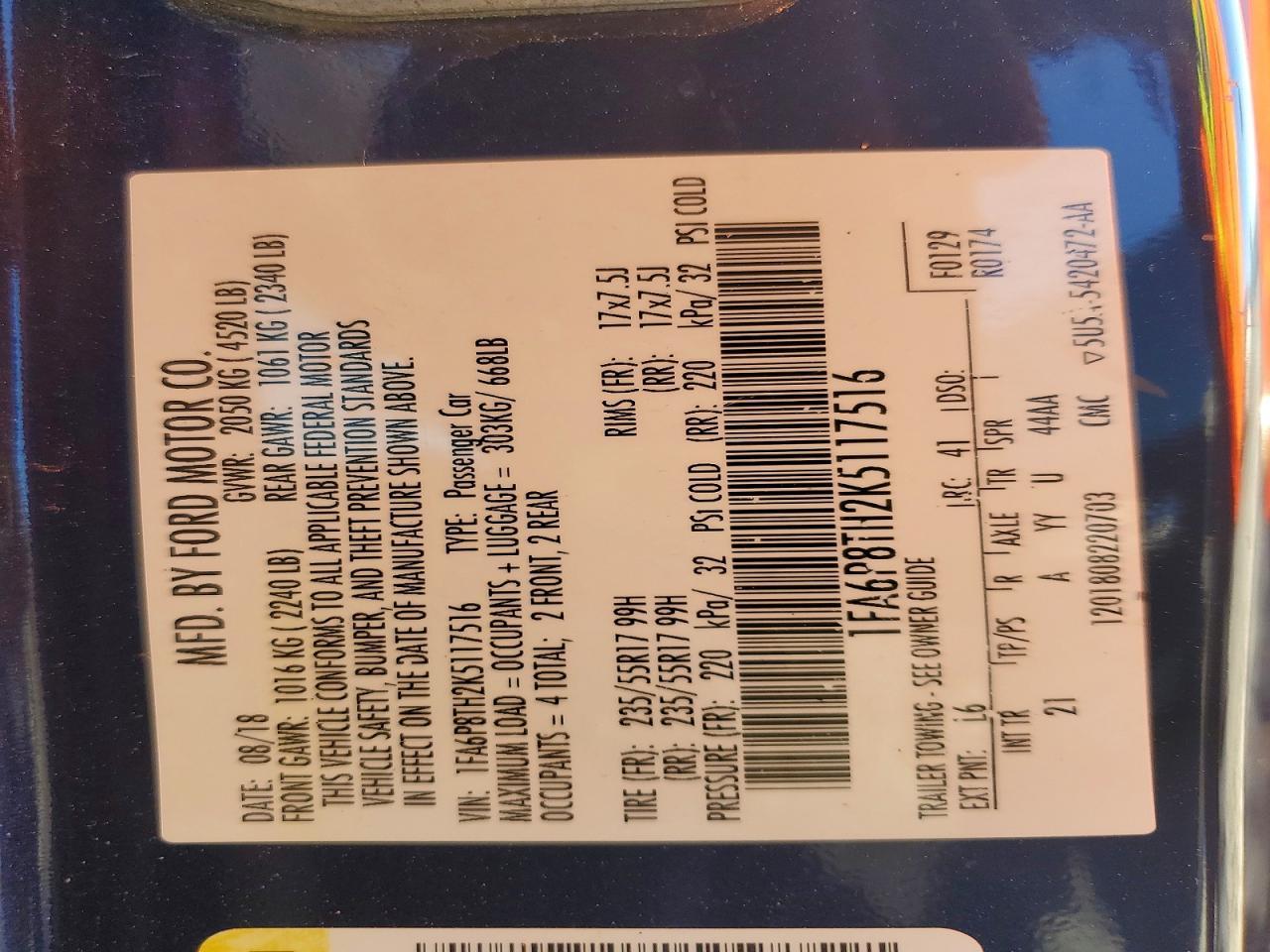 2019 Ford Mustang - zdjęcie 12