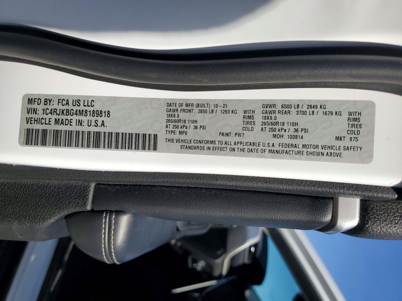 2021 Jeep Grand Cherokee L Limited - zdjęcie 14