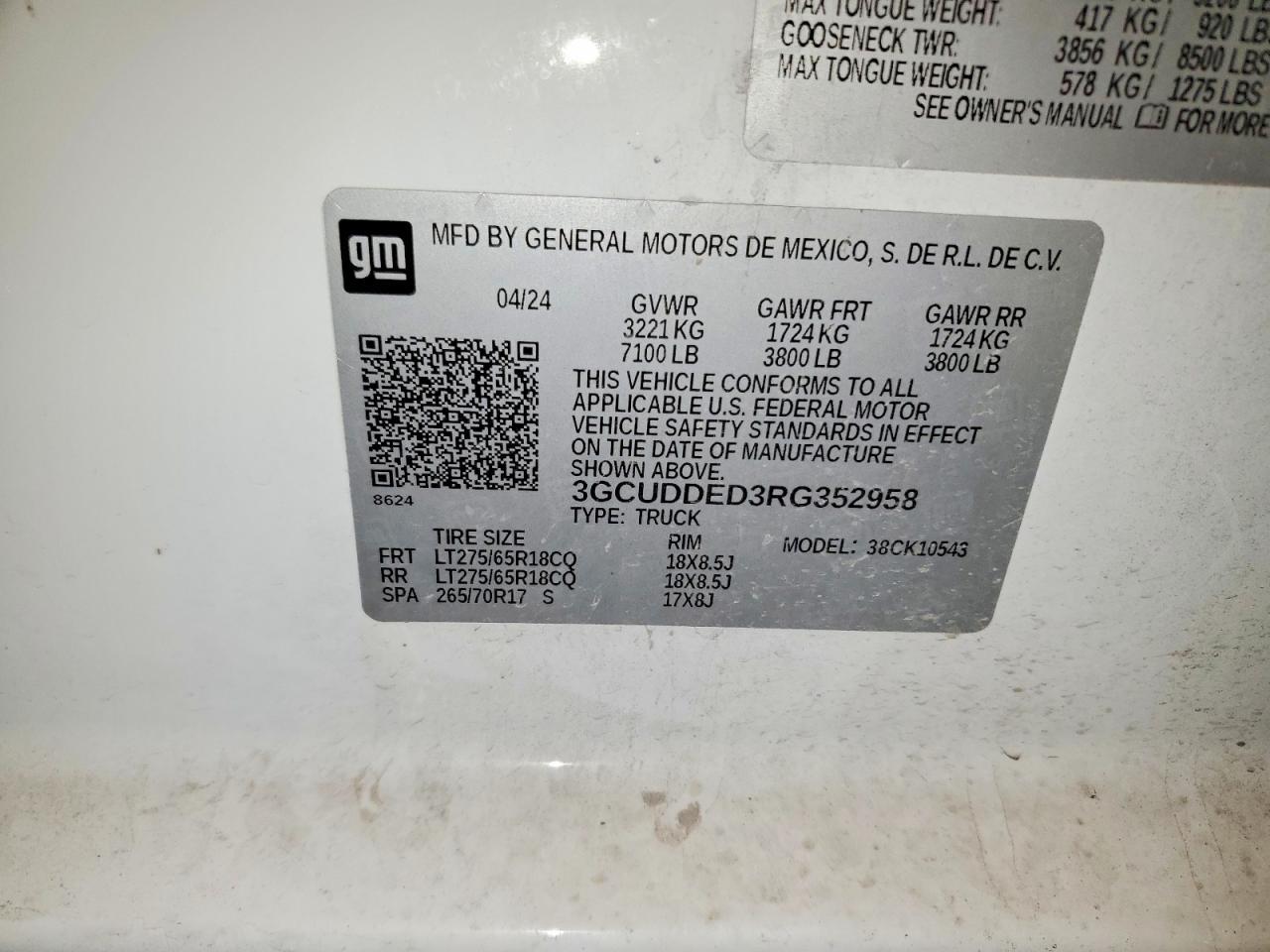 2024 Chevrolet Silverado K1500 Lt - zdjęcie 12