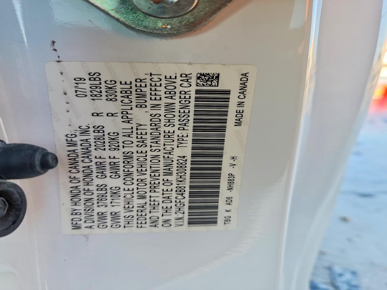 2019 Honda Civic Sport - zdjęcie 12