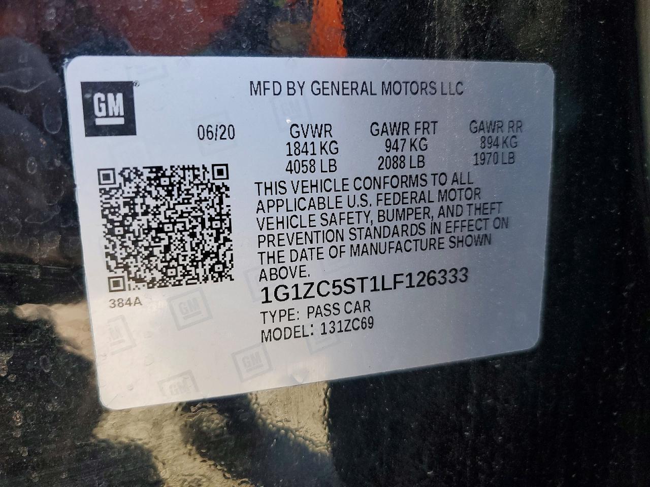 2020 Chevrolet Malibu Ls - zdjęcie 13