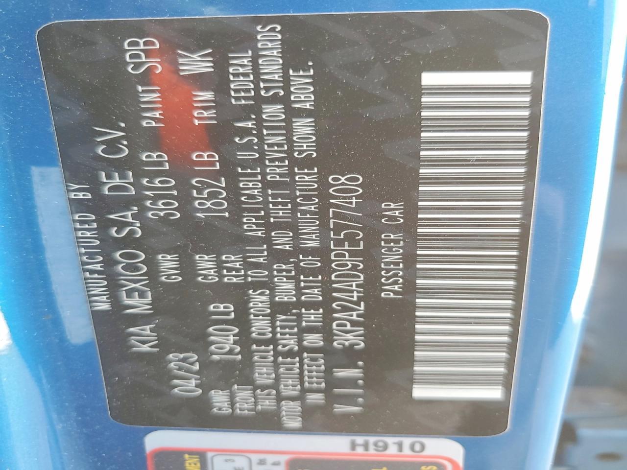 2023 Kia Rio Lx - zdjęcie 12