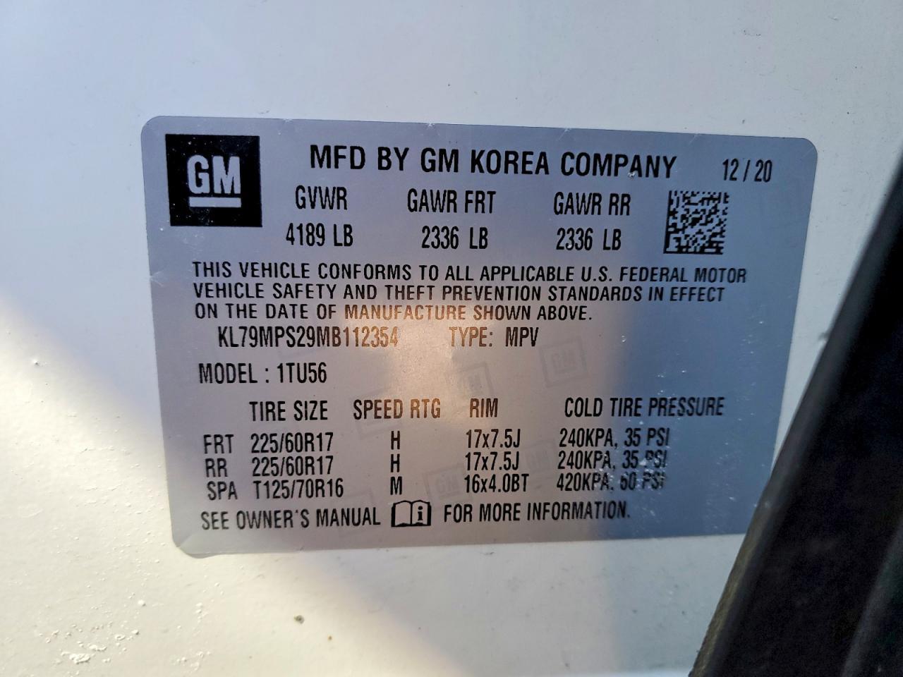 2021 Chevrolet Trailblazer Lt - zdjęcie 13