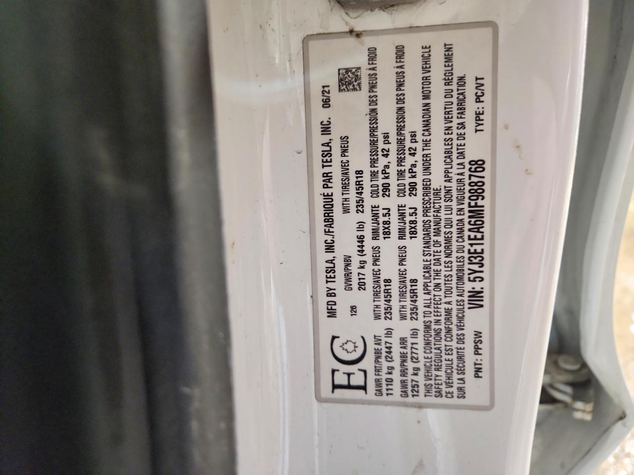 2021 Tesla Model 3 - zdjęcie 12