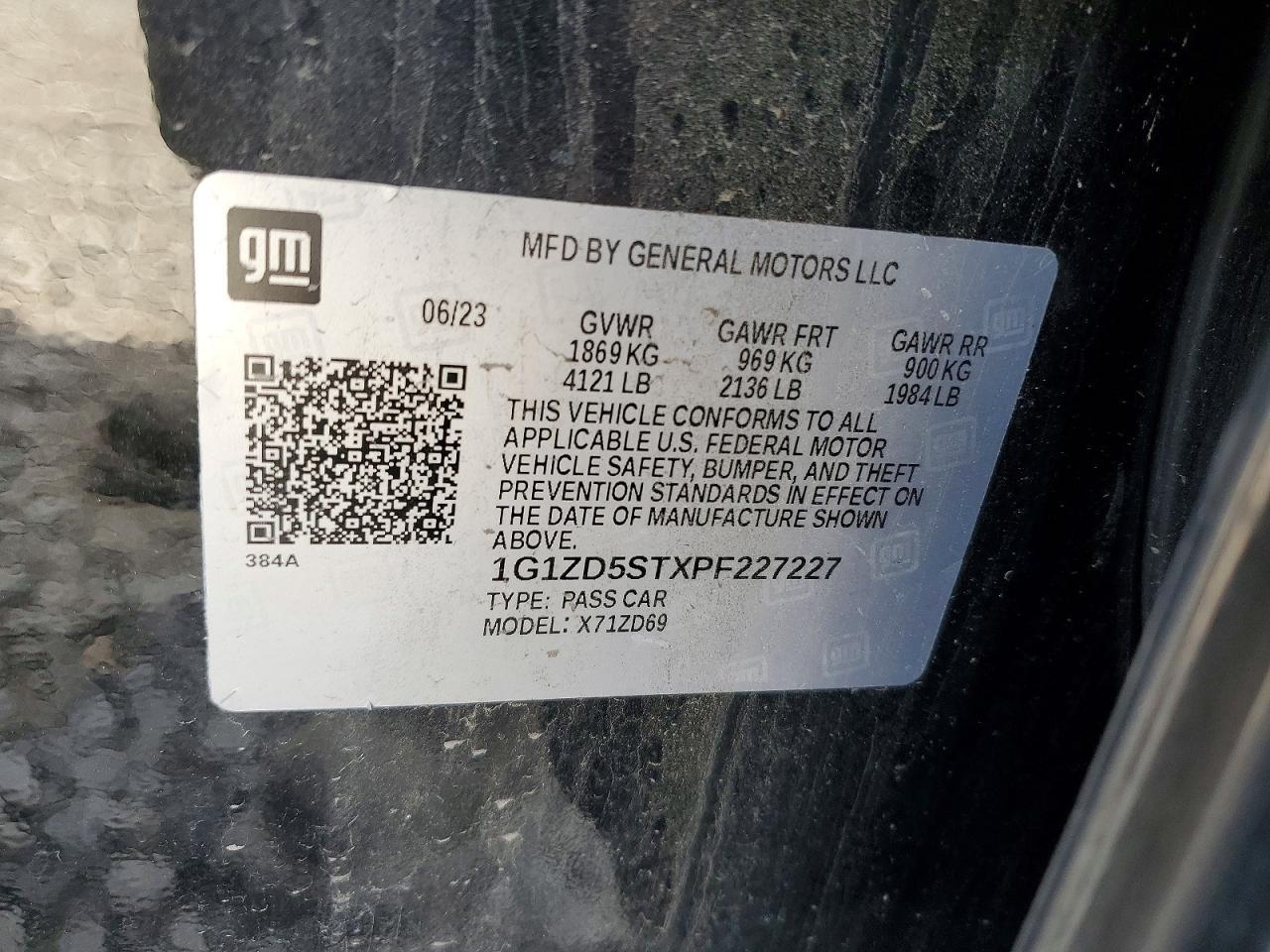 2023 Chevrolet Malibu Lt - zdjęcie 12