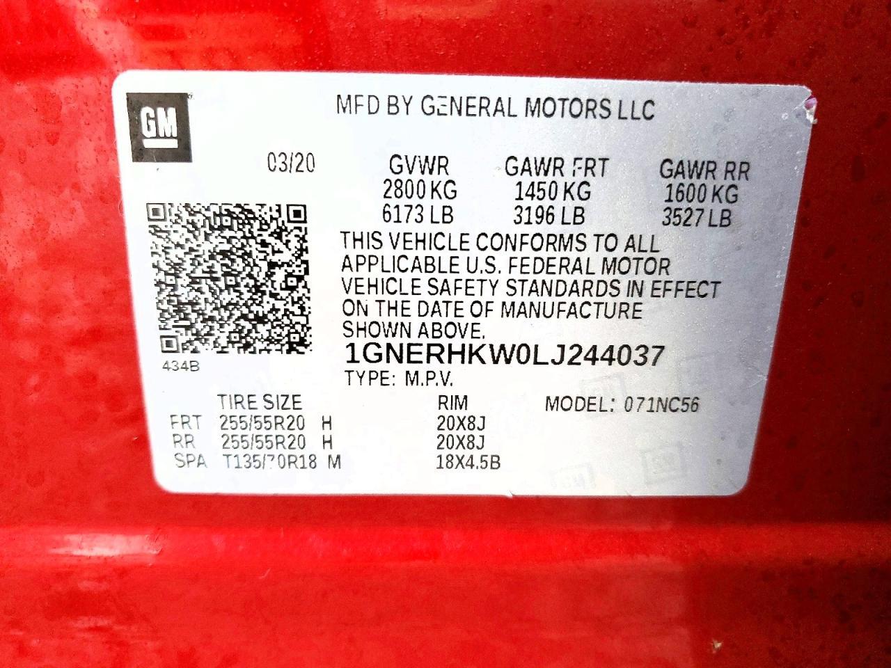 2020 Chevrolet Traverse Lt - zdjęcie 13