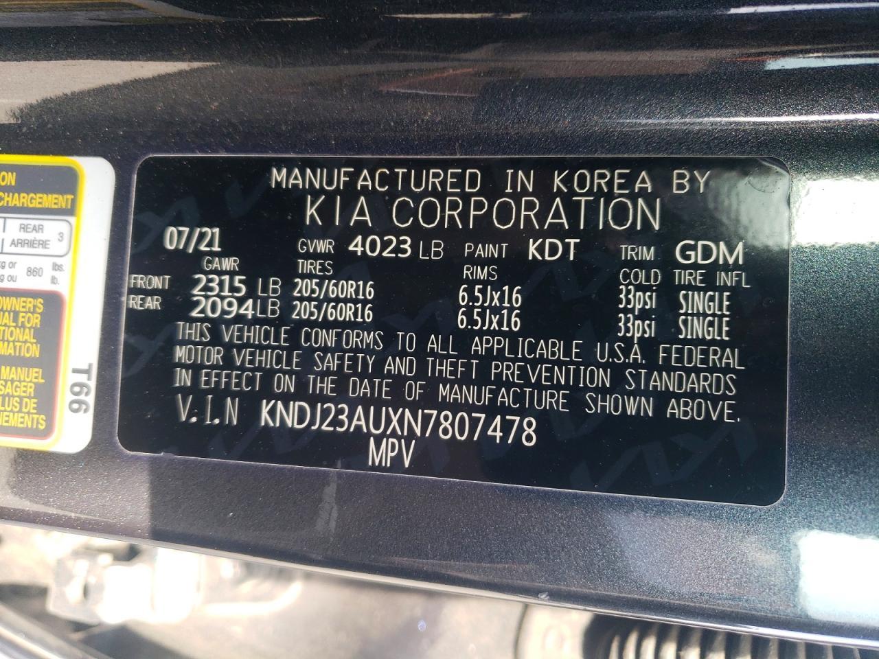 2022 Kia Soul Lx - zdjęcie 13