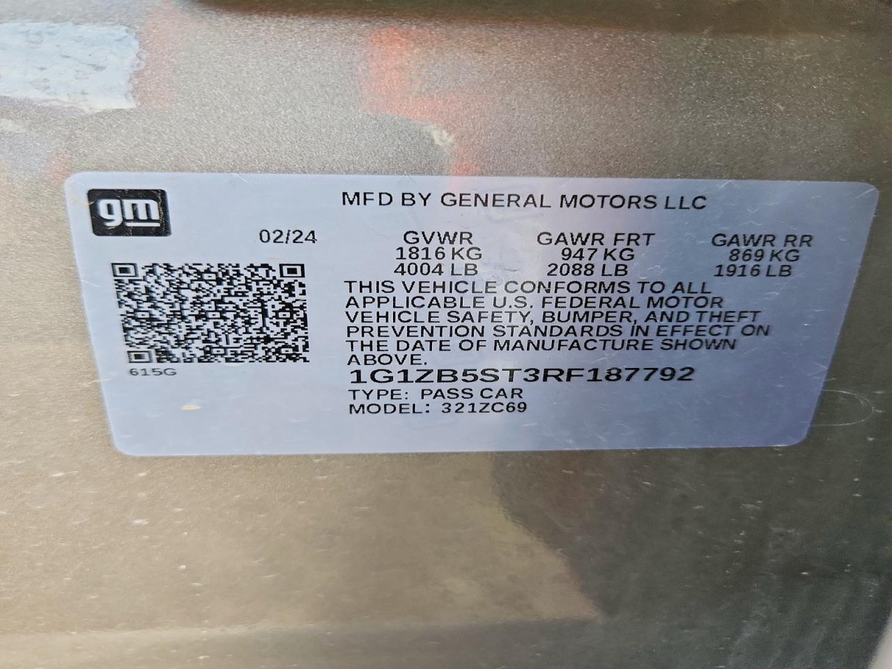 2024 Chevrolet Malibu Ls - zdjęcie 12