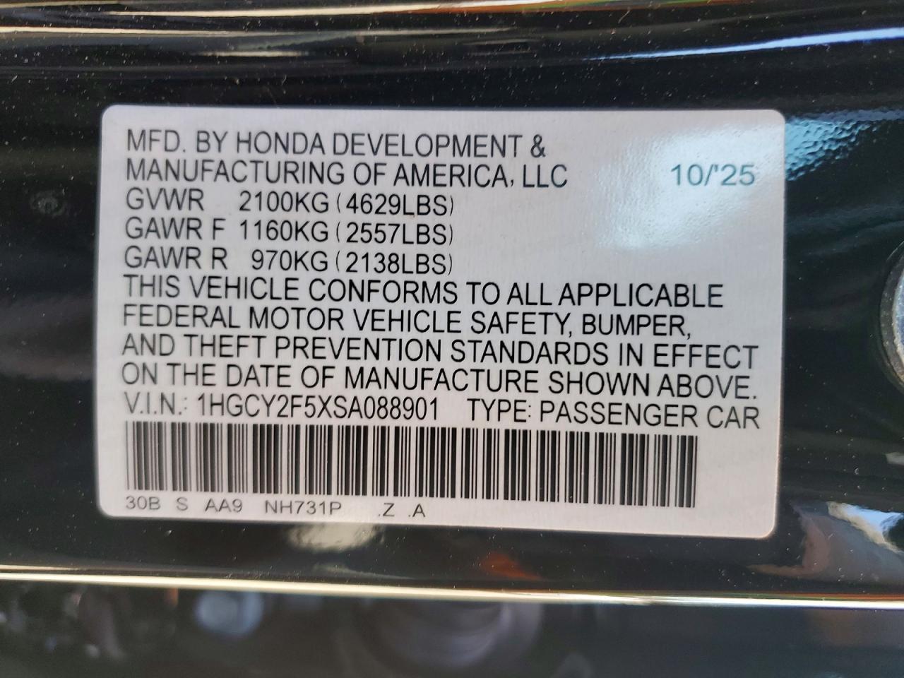 2025 Honda Accord Hybrid Sport - zdjęcie 12