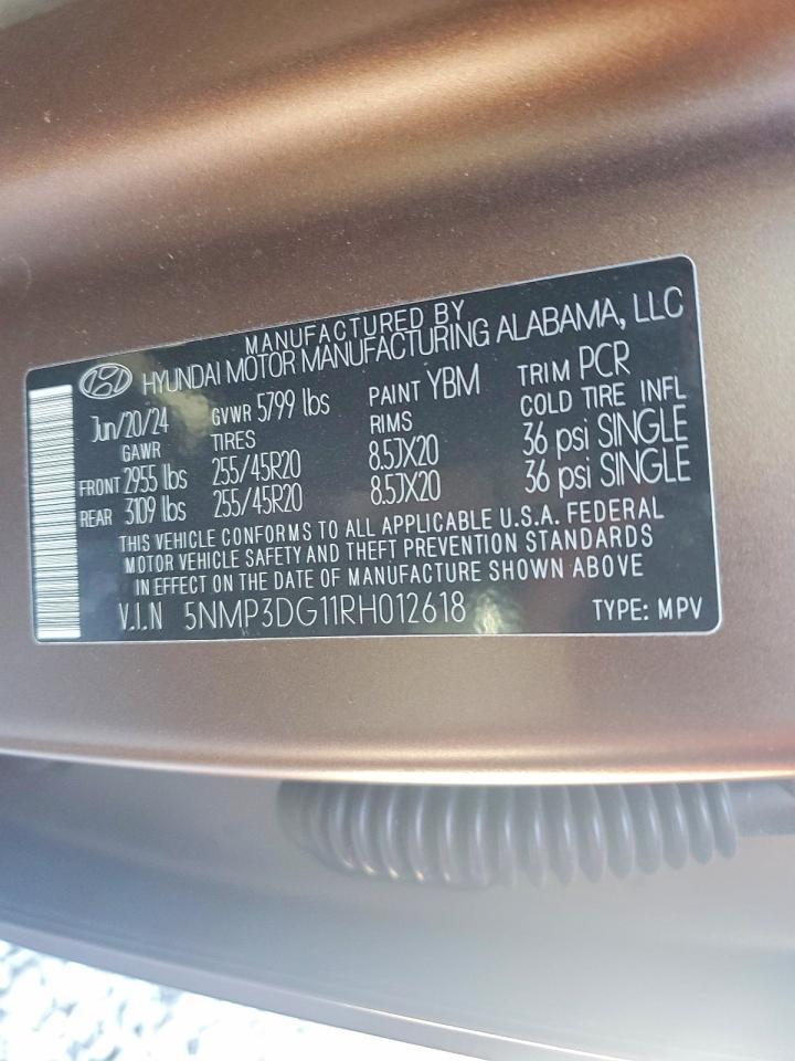 2024 Hyundai Santa Fe Limited - zdjęcie 13