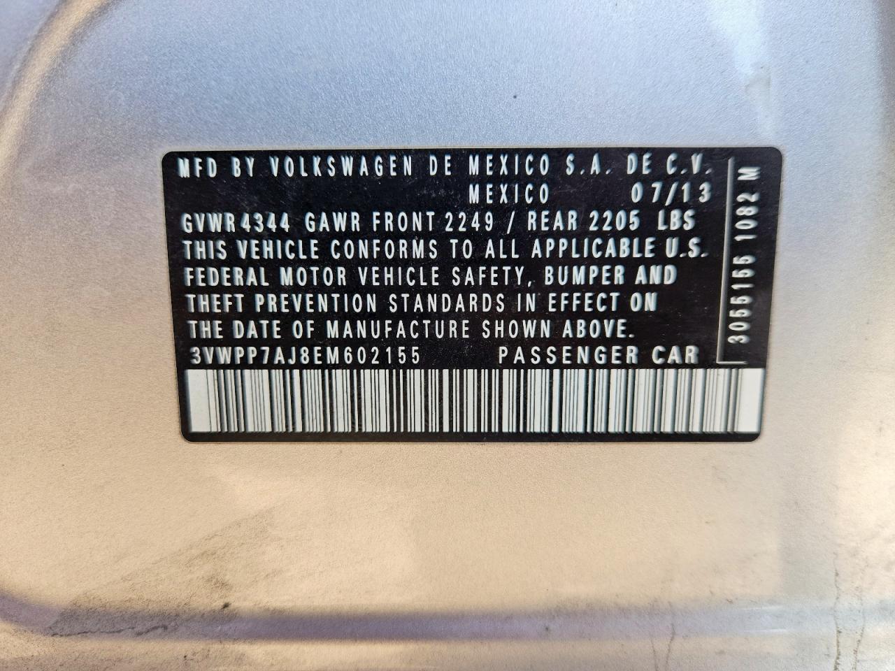 2014 Volkswagen Jetta S - zdjęcie 13