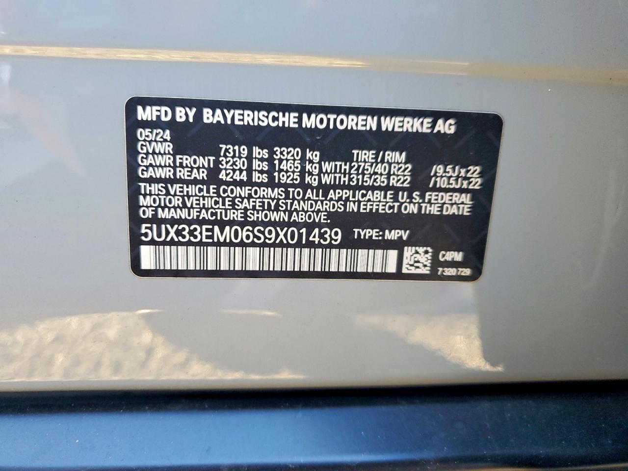 2025 BMW X7 M60I - zdjęcie 14