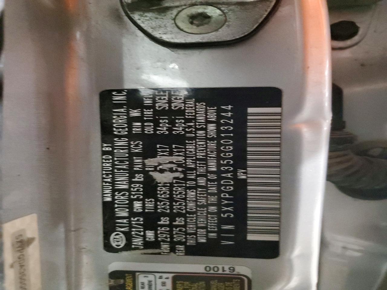 2016 Kia Sorento Lx - zdjęcie 13