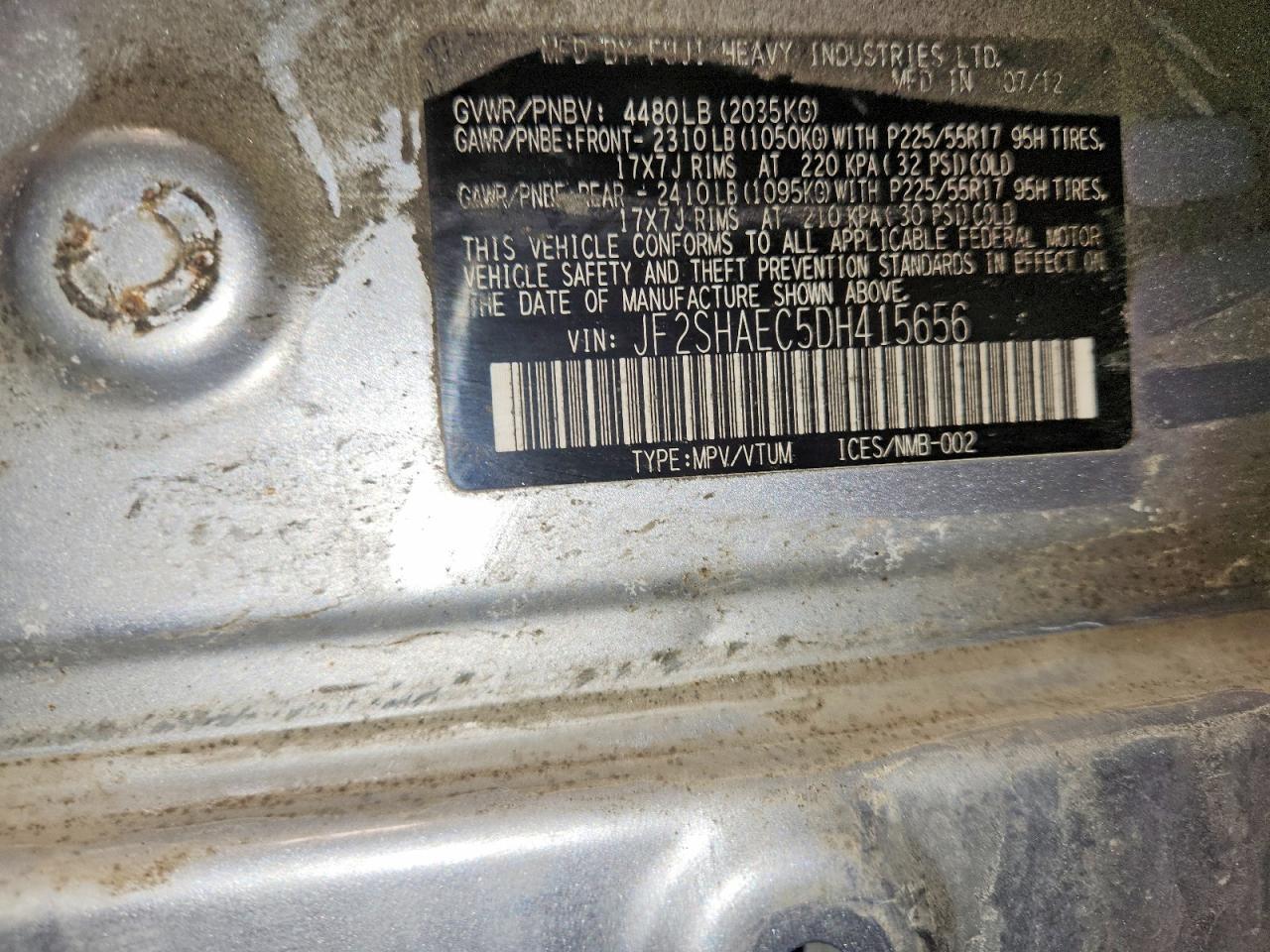 2013 Subaru Forester Limited - zdjęcie 13