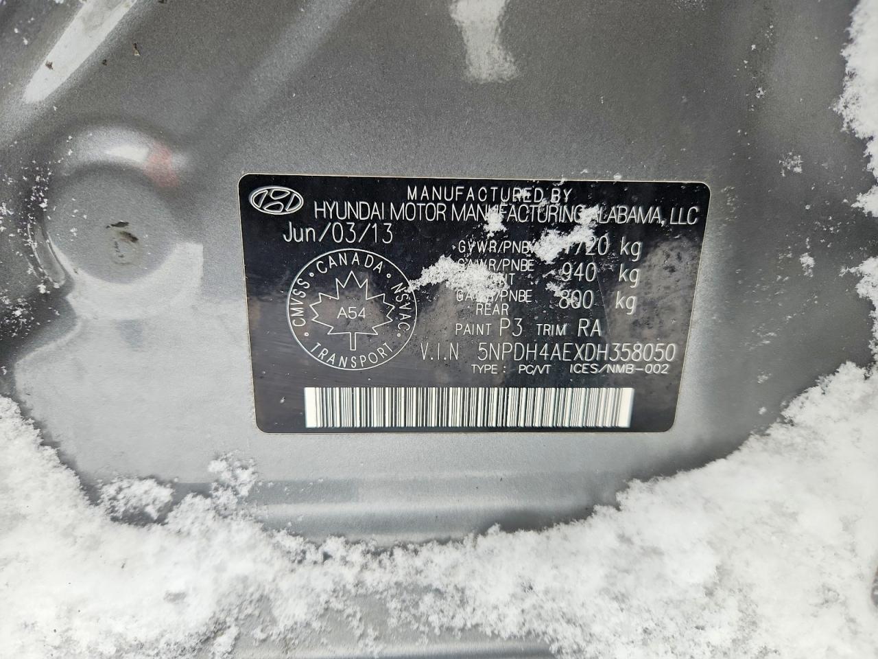 2013 Hyundai Elantra Gls - zdjęcie 12