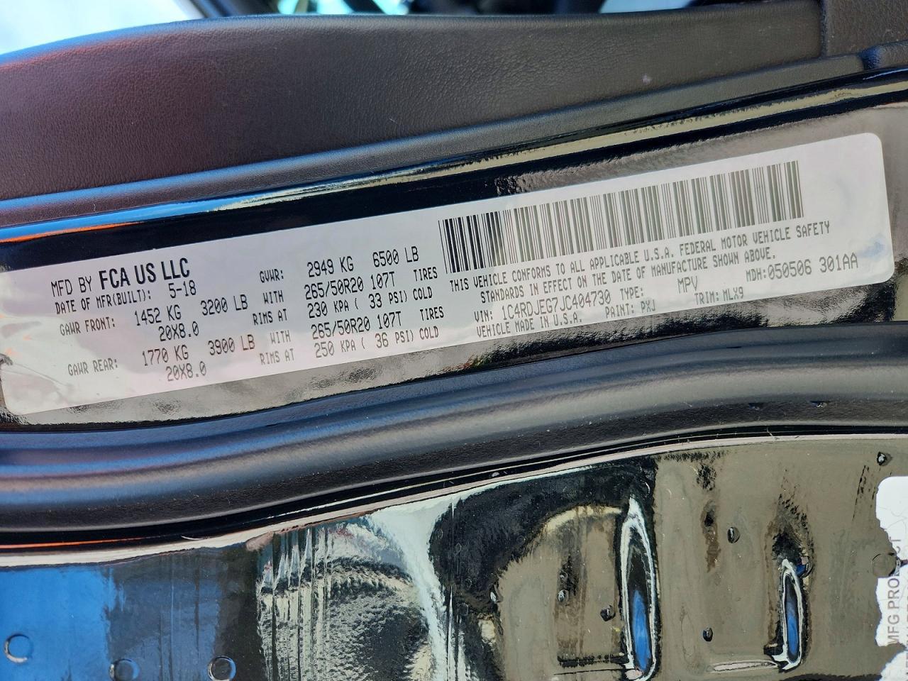 2018 Dodge Durango Citadel - zdjęcie 13