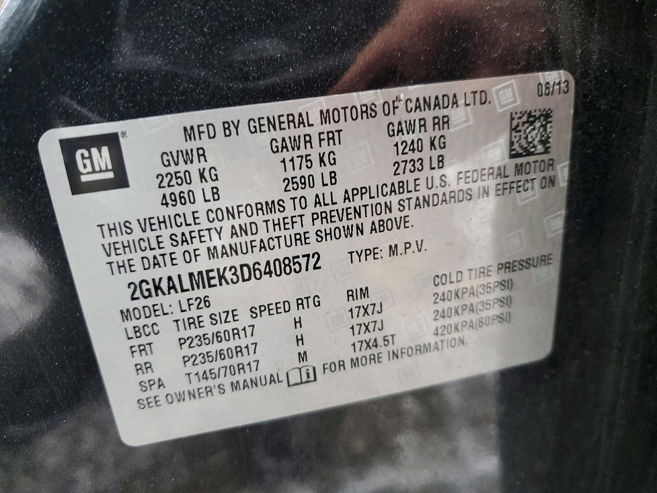 2013 GMC Terrain - zdjęcie 13