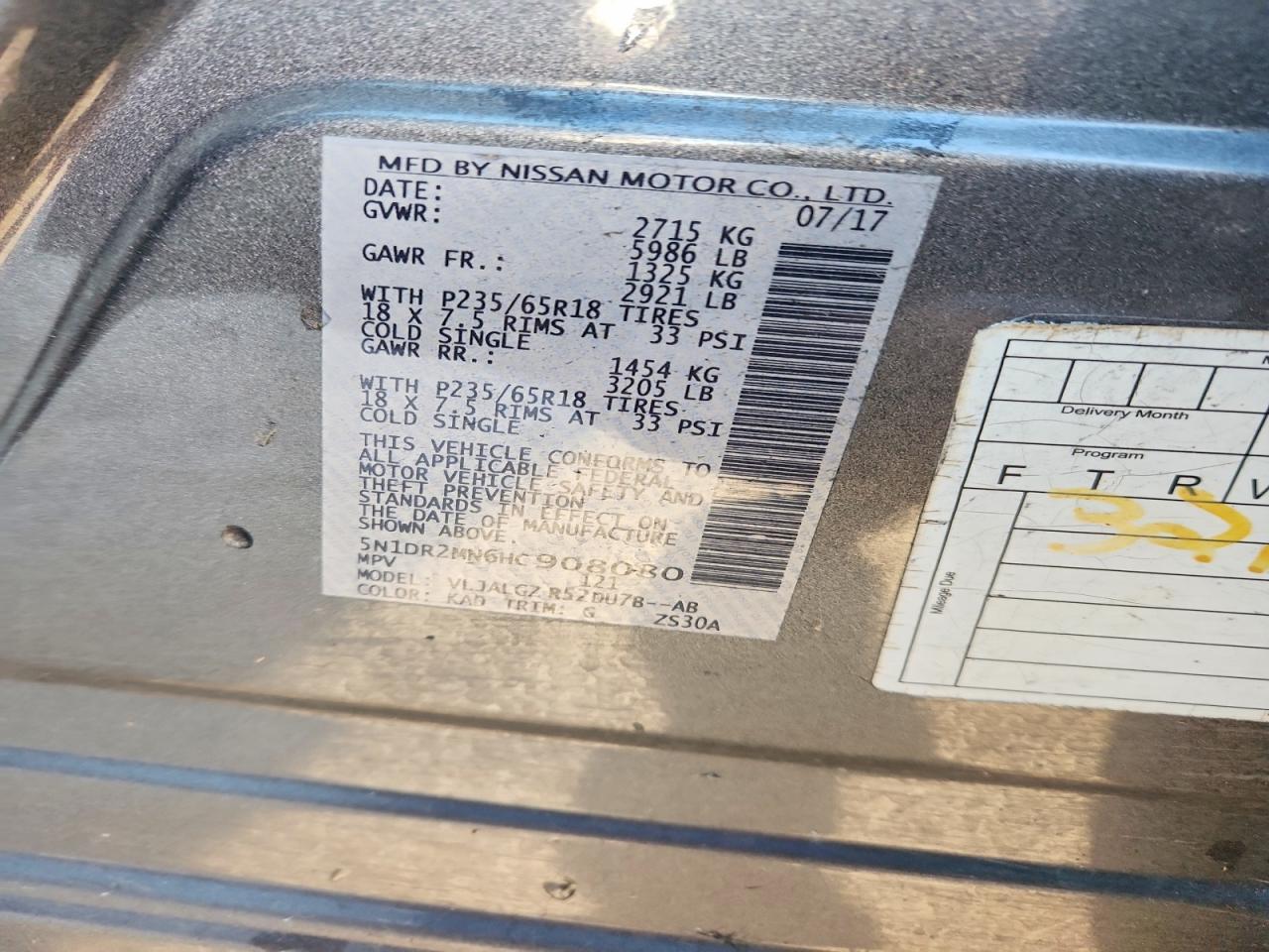 2017 Nissan Pathfinder - zdjęcie 13