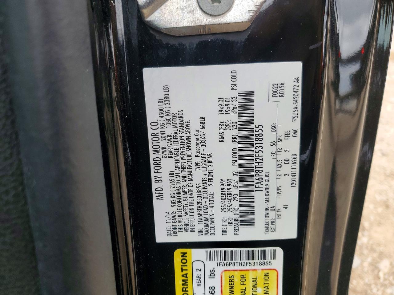 2015 Ford Mustang - zdjęcie 12