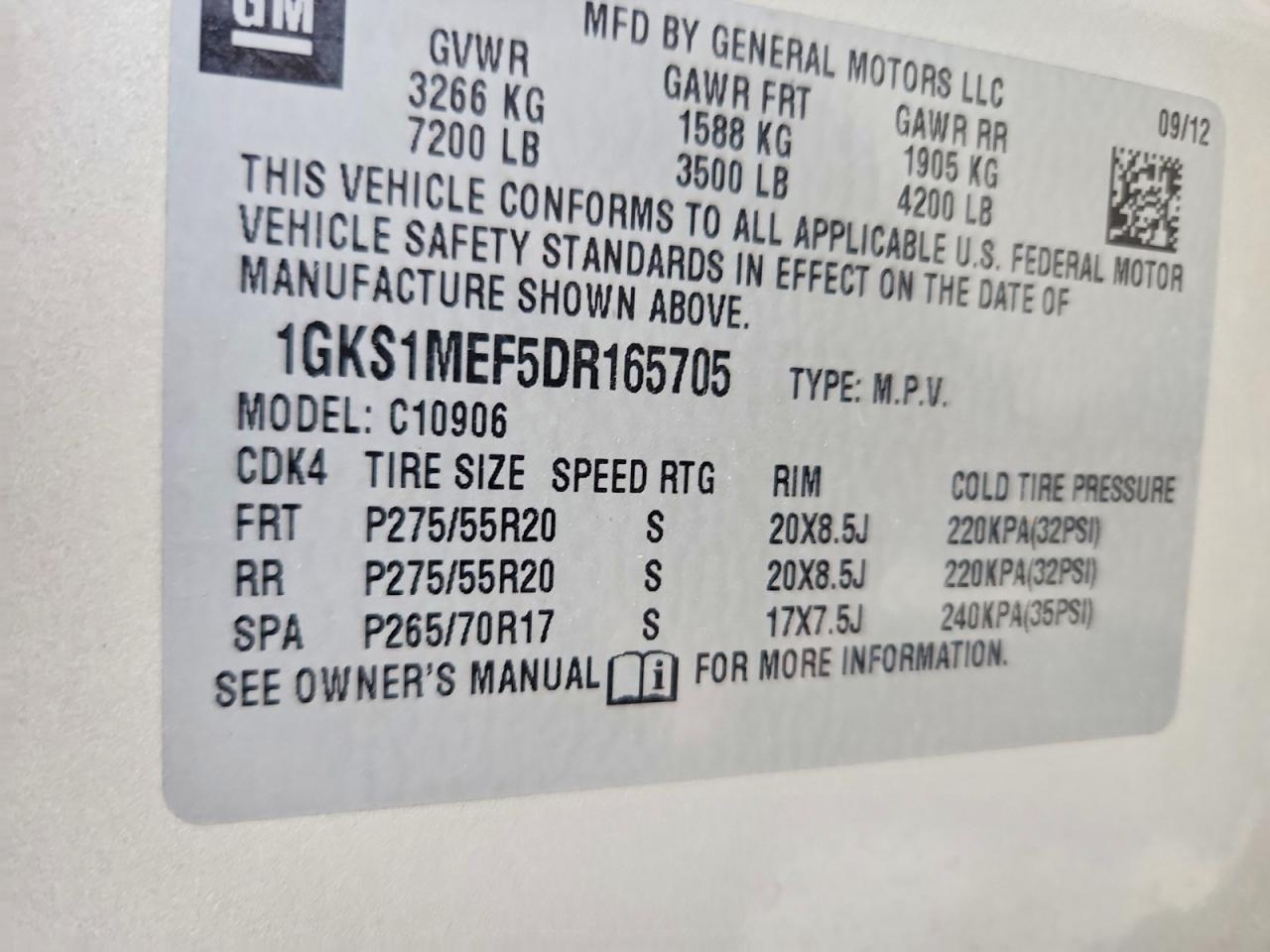 2013 GMC Yukon Xl Denali - zdjęcie 13