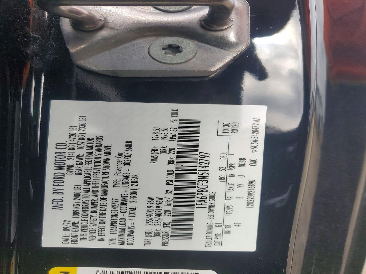 2022 Ford Mustang Gt - zdjęcie 12