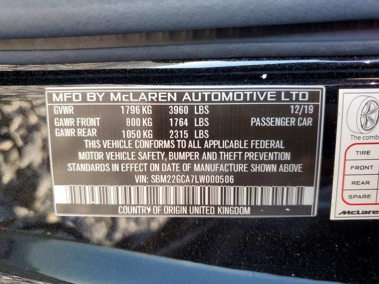 2020 Mclaren Automotive Gt - zdjęcie 12