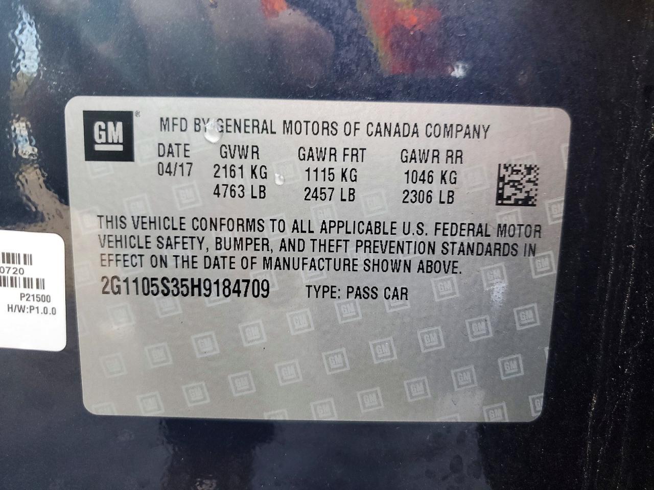 2017 Chevrolet Impala Lt - zdjęcie 12