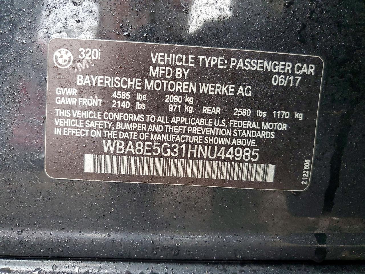 2017 BMW 320 Xi - zdjęcie 12