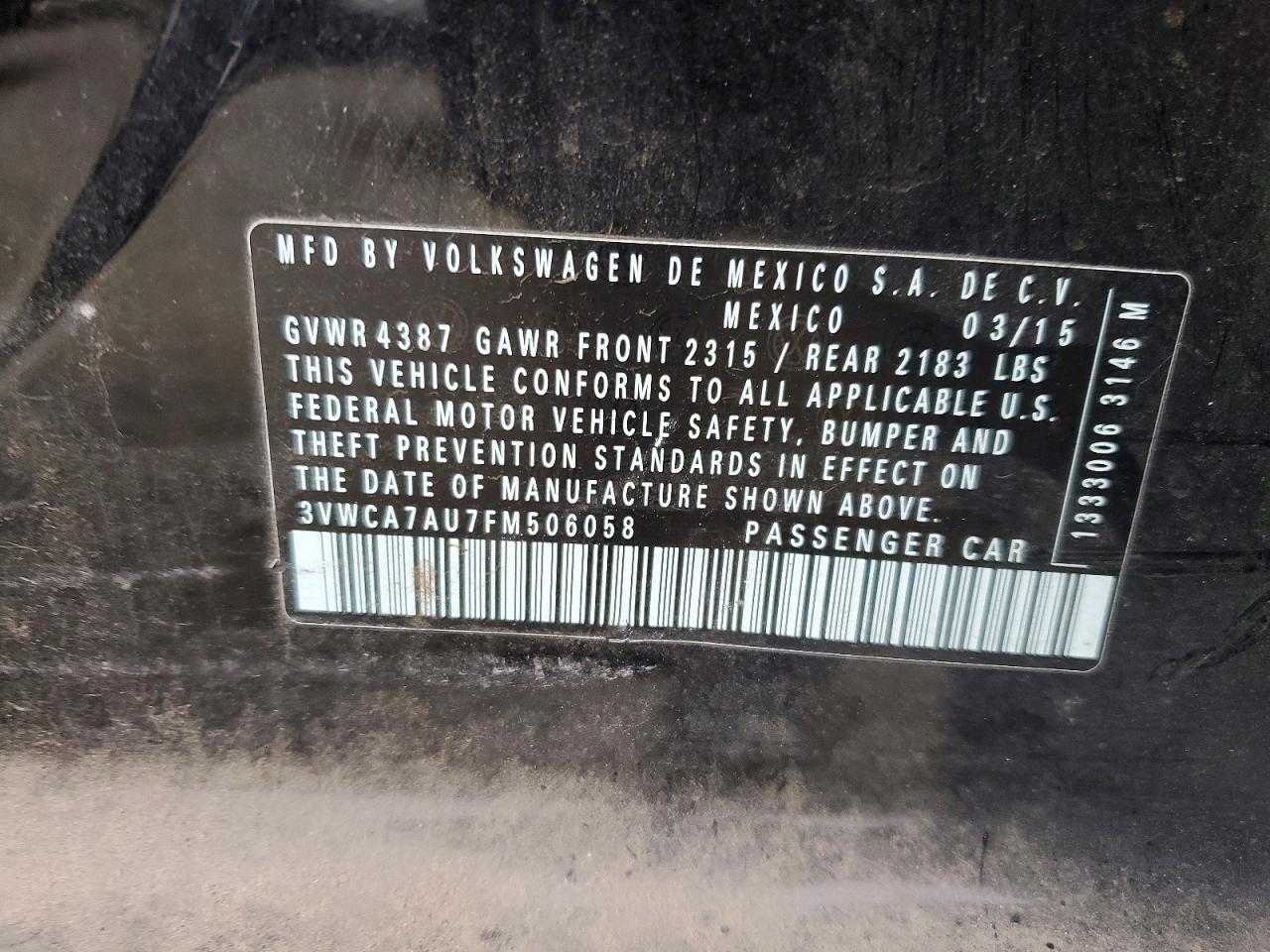 2015 Volkswagen Golf Sportwagen Tdi S - zdjęcie 14