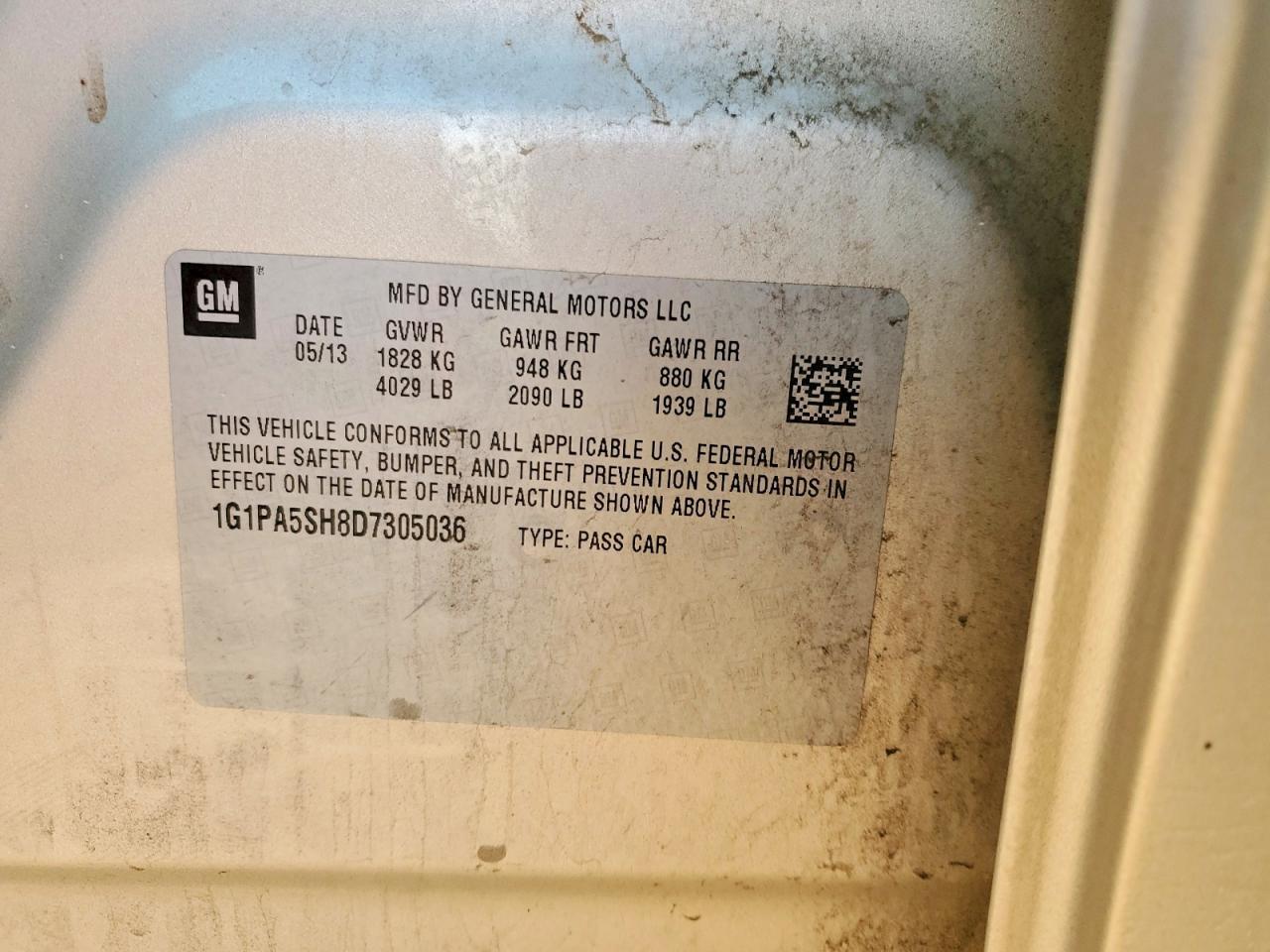 2013 Chevrolet Cruze Ls - zdjęcie 12