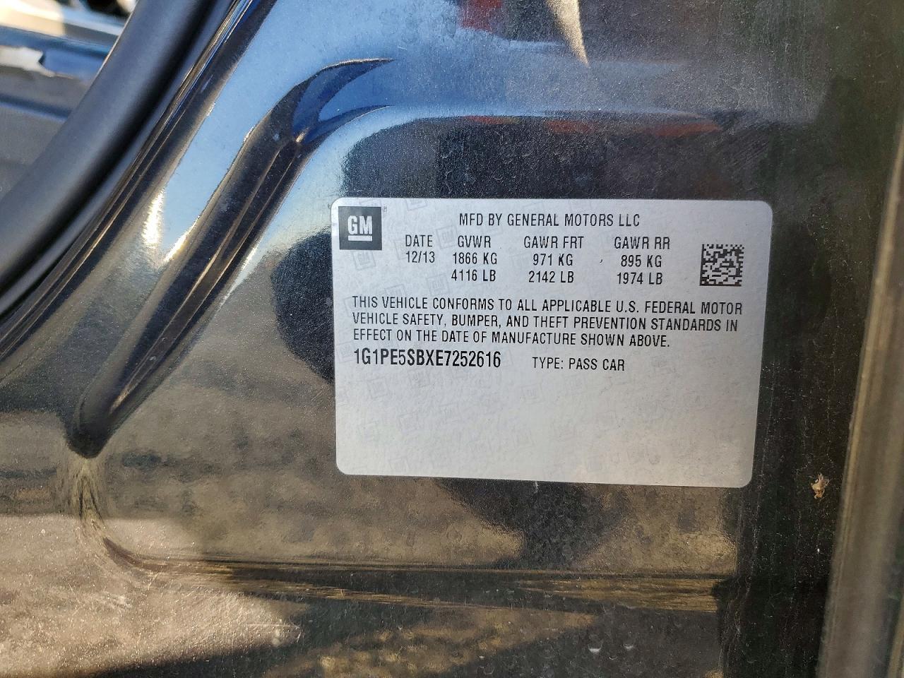 2014 Chevrolet Cruze Lt - zdjęcie 12