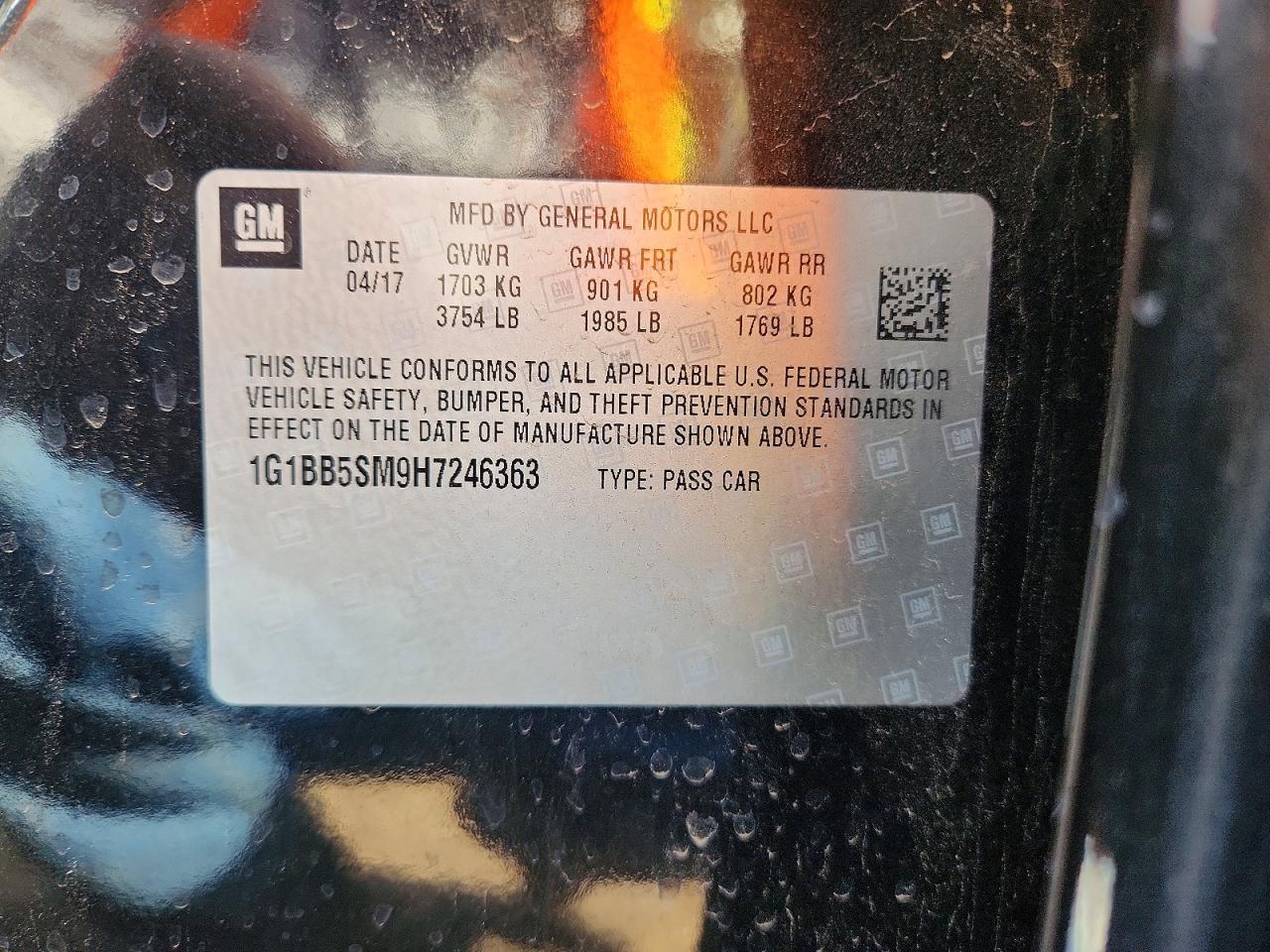 2017 Chevrolet Cruze Ls - zdjęcie 12