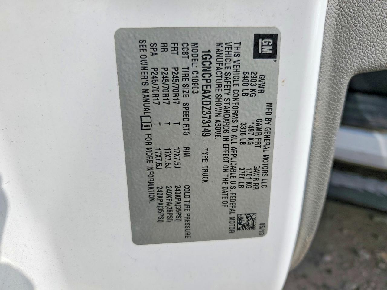 2013 Chevrolet Silverado C1500 - zdjęcie 13