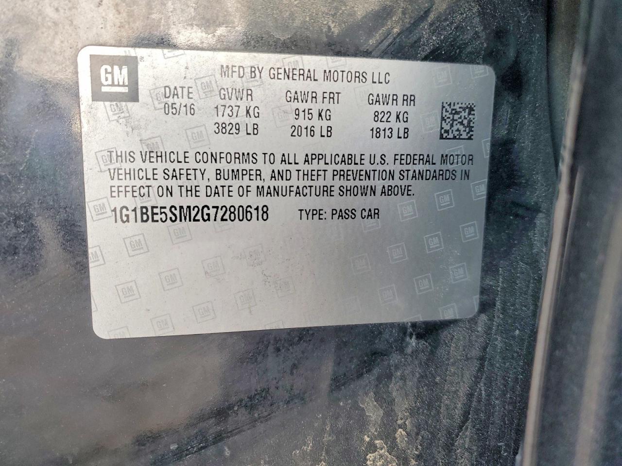 2016 Chevrolet Cruze Lt - zdjęcie 12