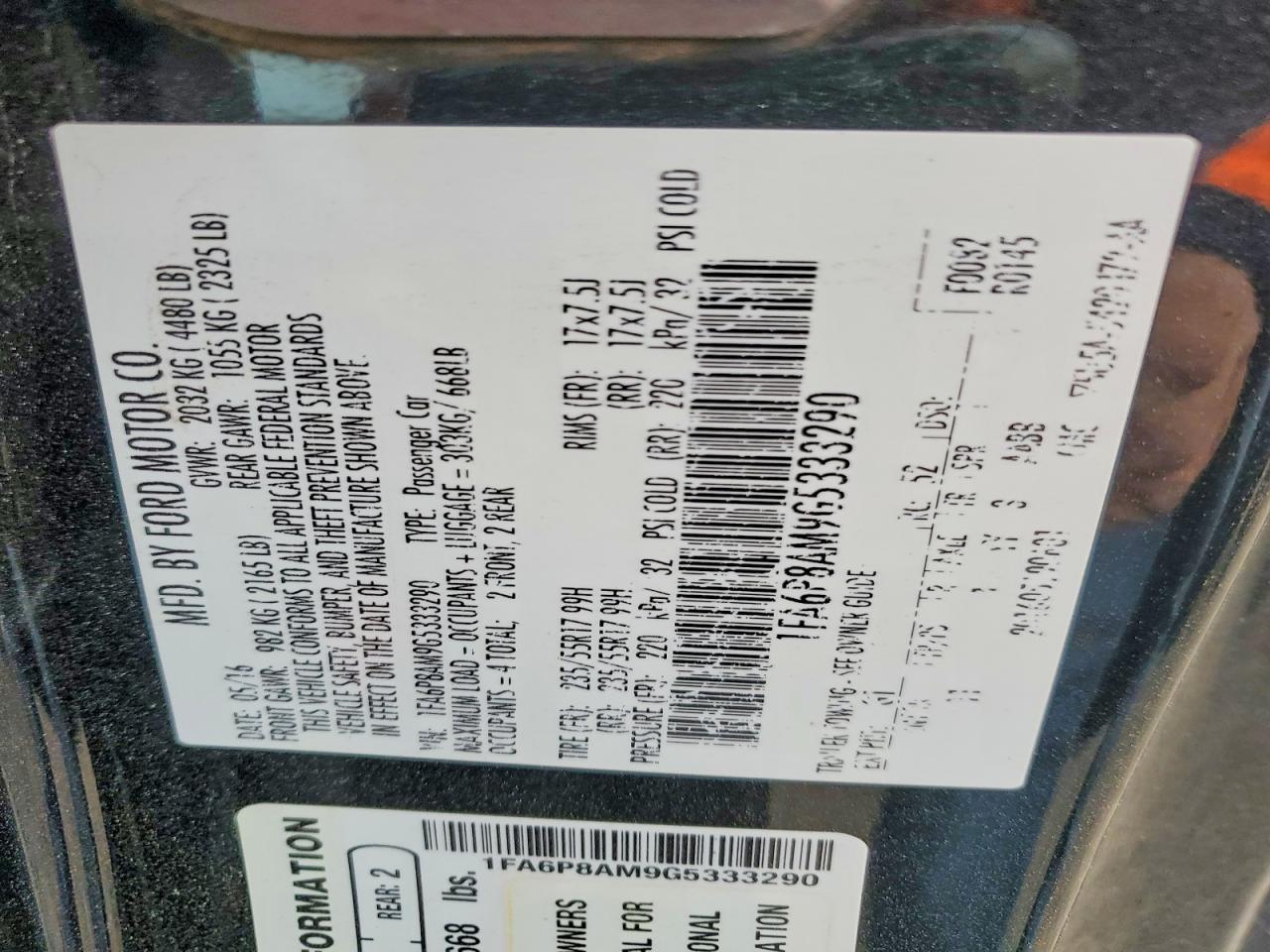 2016 Ford Mustang - zdjęcie 12