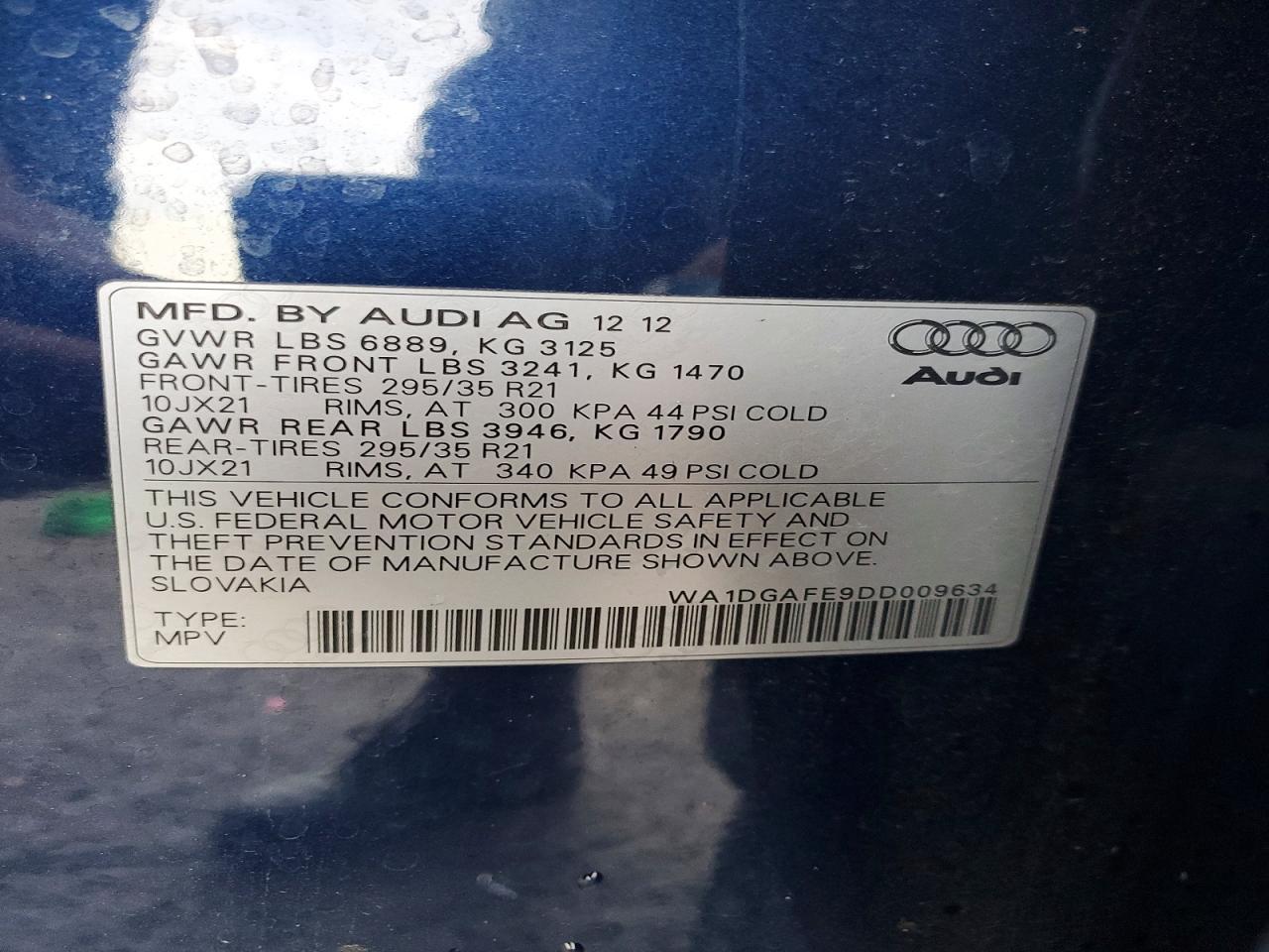 2013 Audi Q7 Prestige - zdjęcie 13