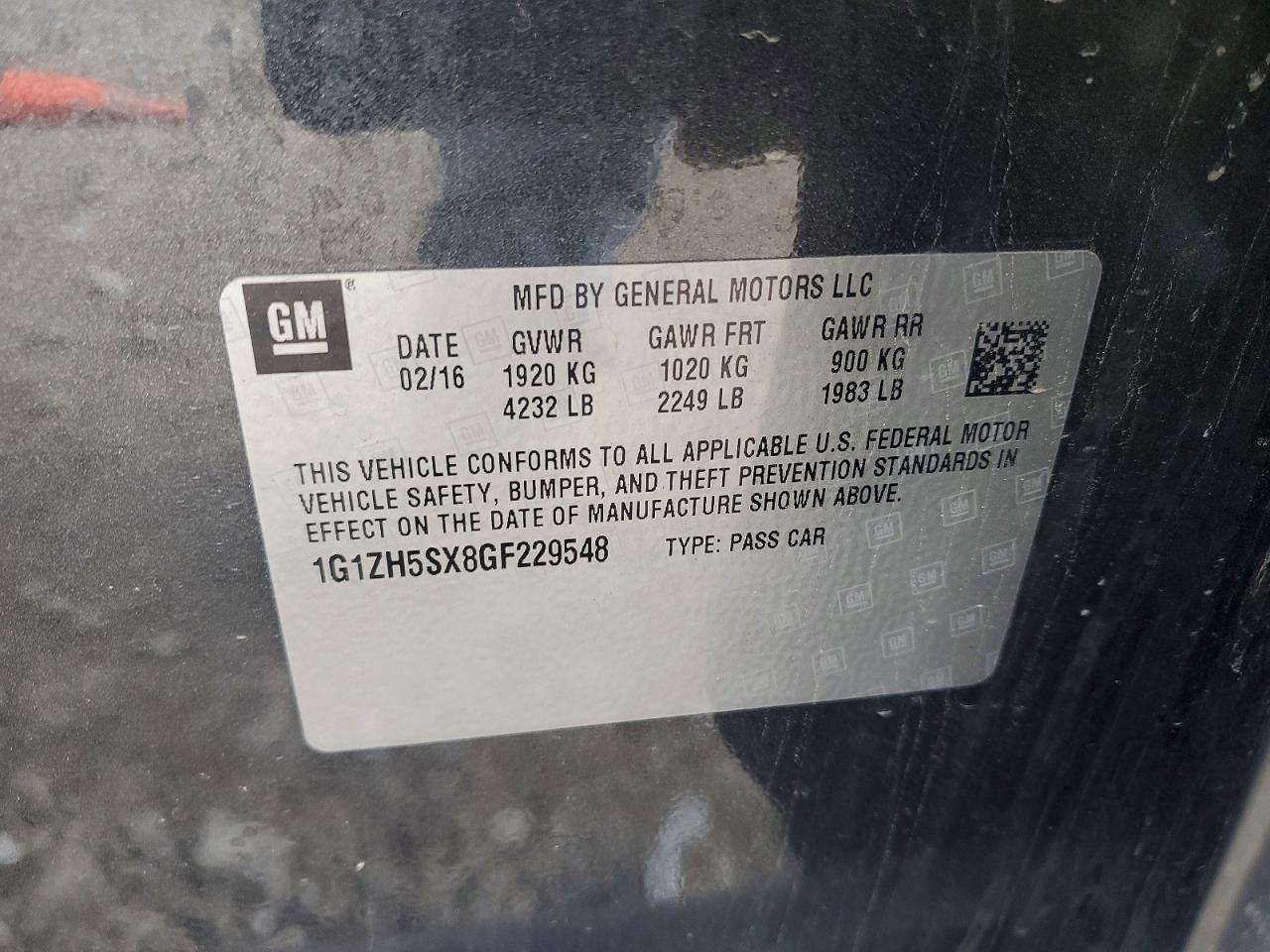 2016 Chevrolet Malibu Premier - zdjęcie 13