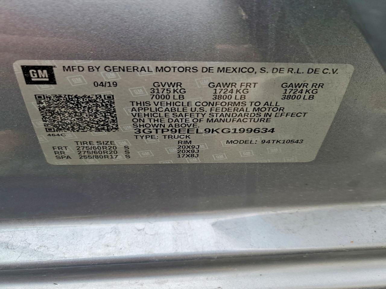 2019 GMC Sierra K1500 At4 - zdjęcie 12