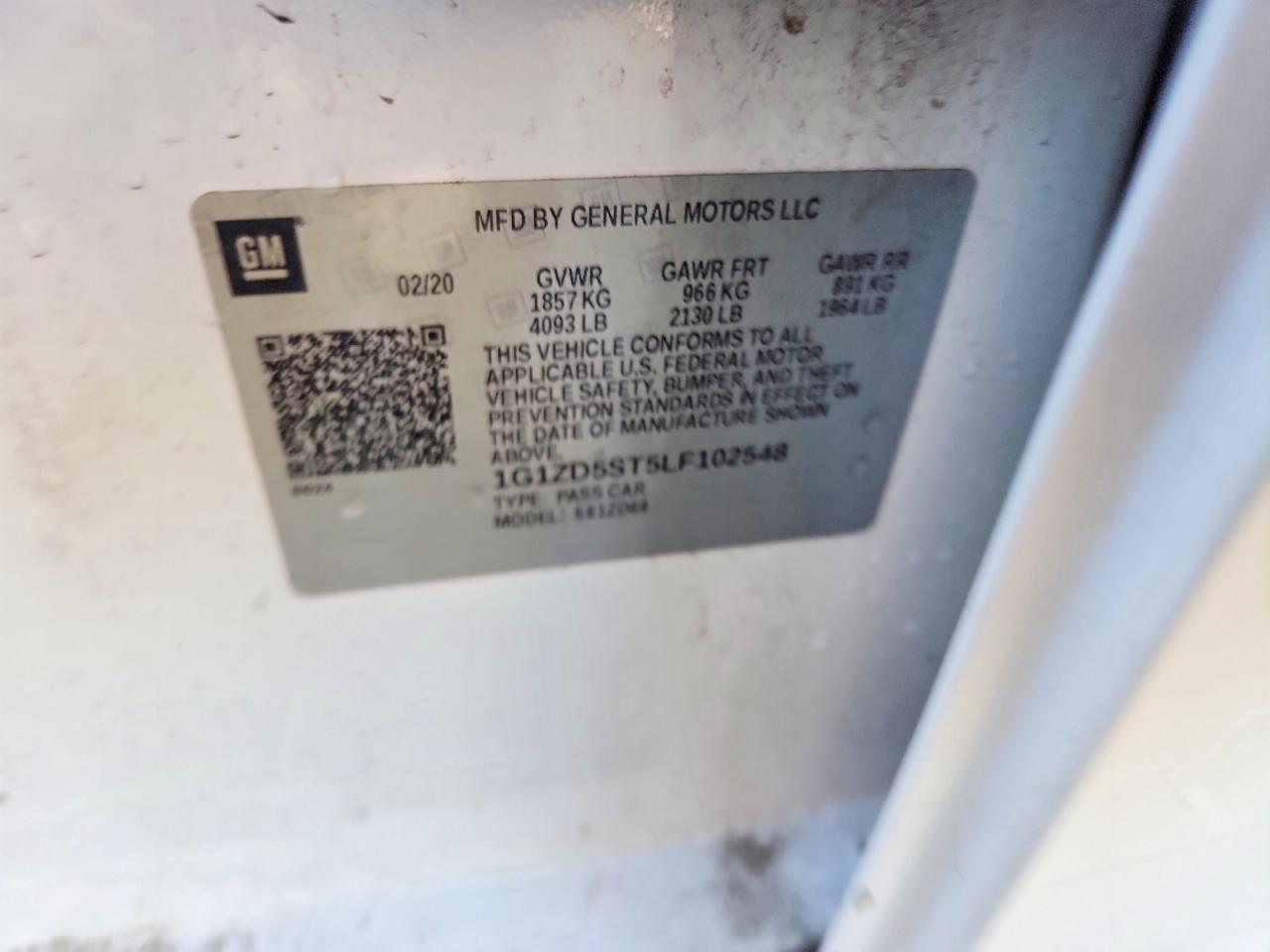 2020 Chevrolet Malibu Lt - zdjęcie 12