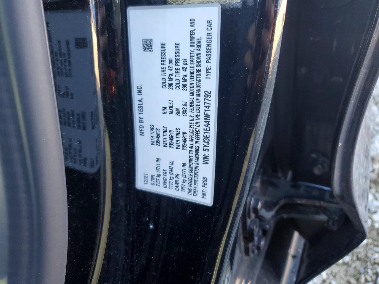 2022 Tesla Model 3 - zdjęcie 14