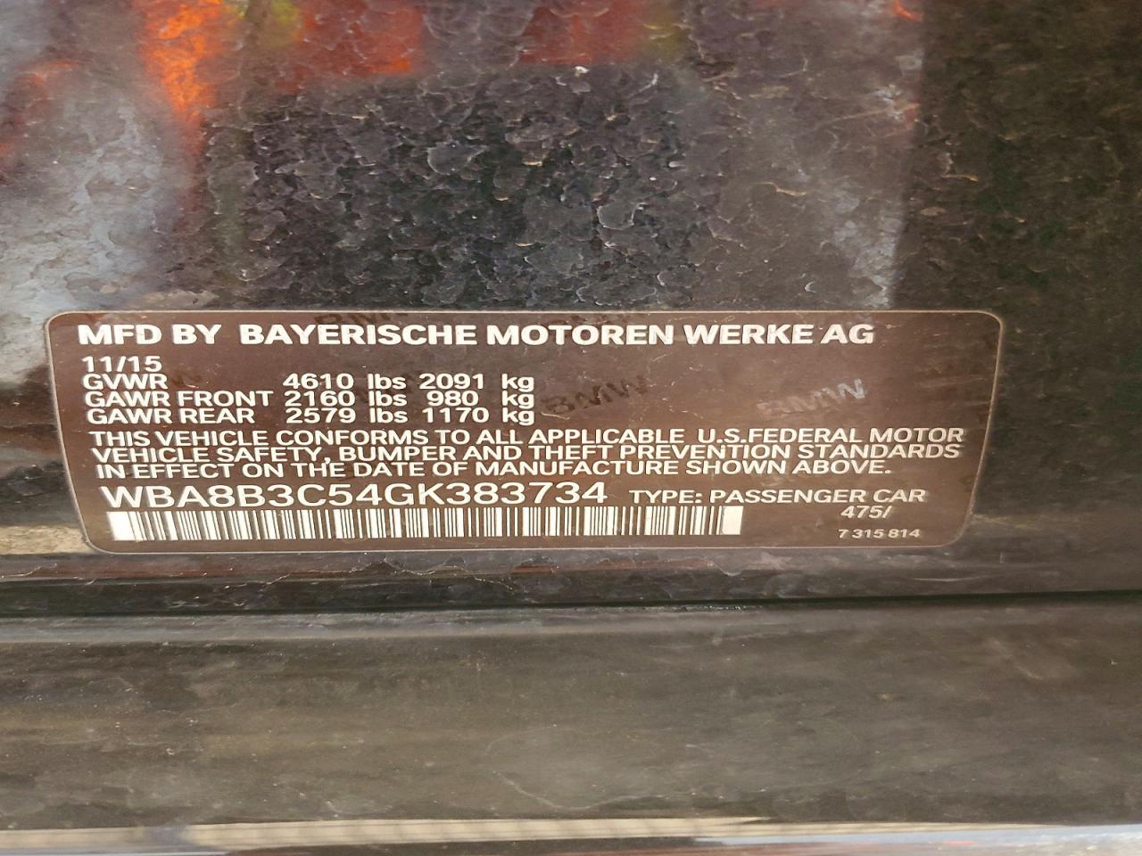 2016 BMW 340 I - zdjęcie 12