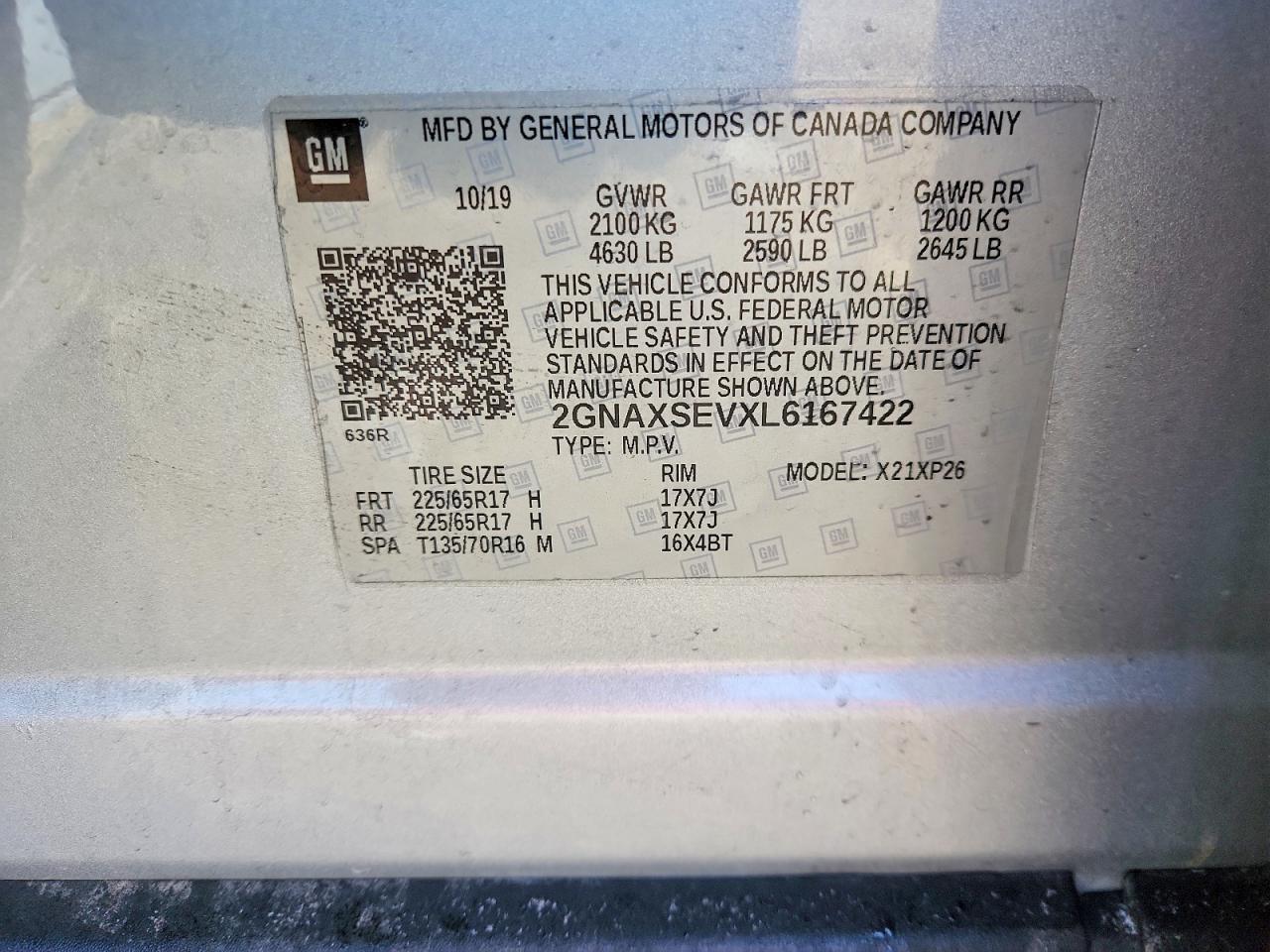 2020 Chevrolet Equinox Ls - zdjęcie 13